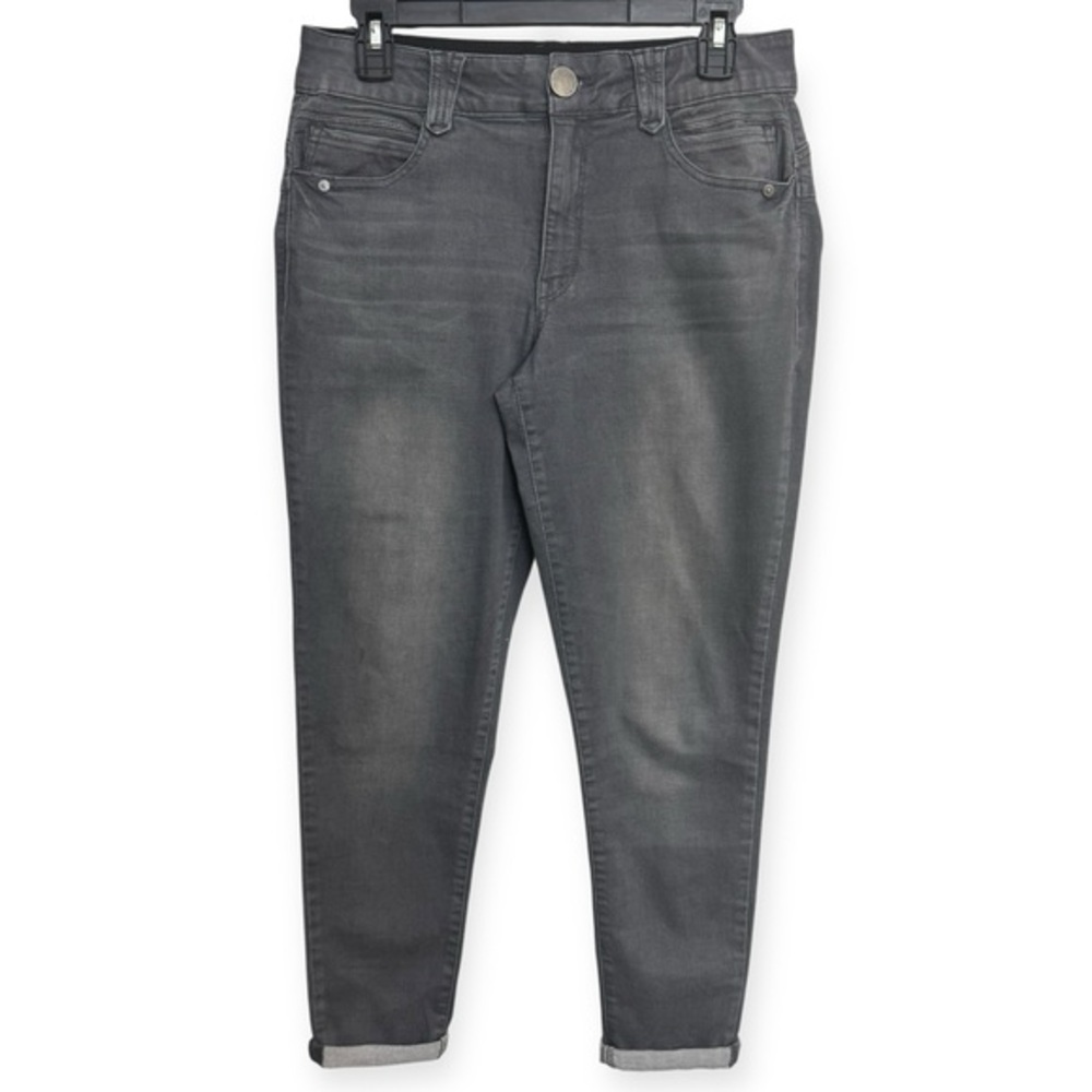 Democracy Women’s Charcoal “Ab”solution Ankle Jeans Size 8